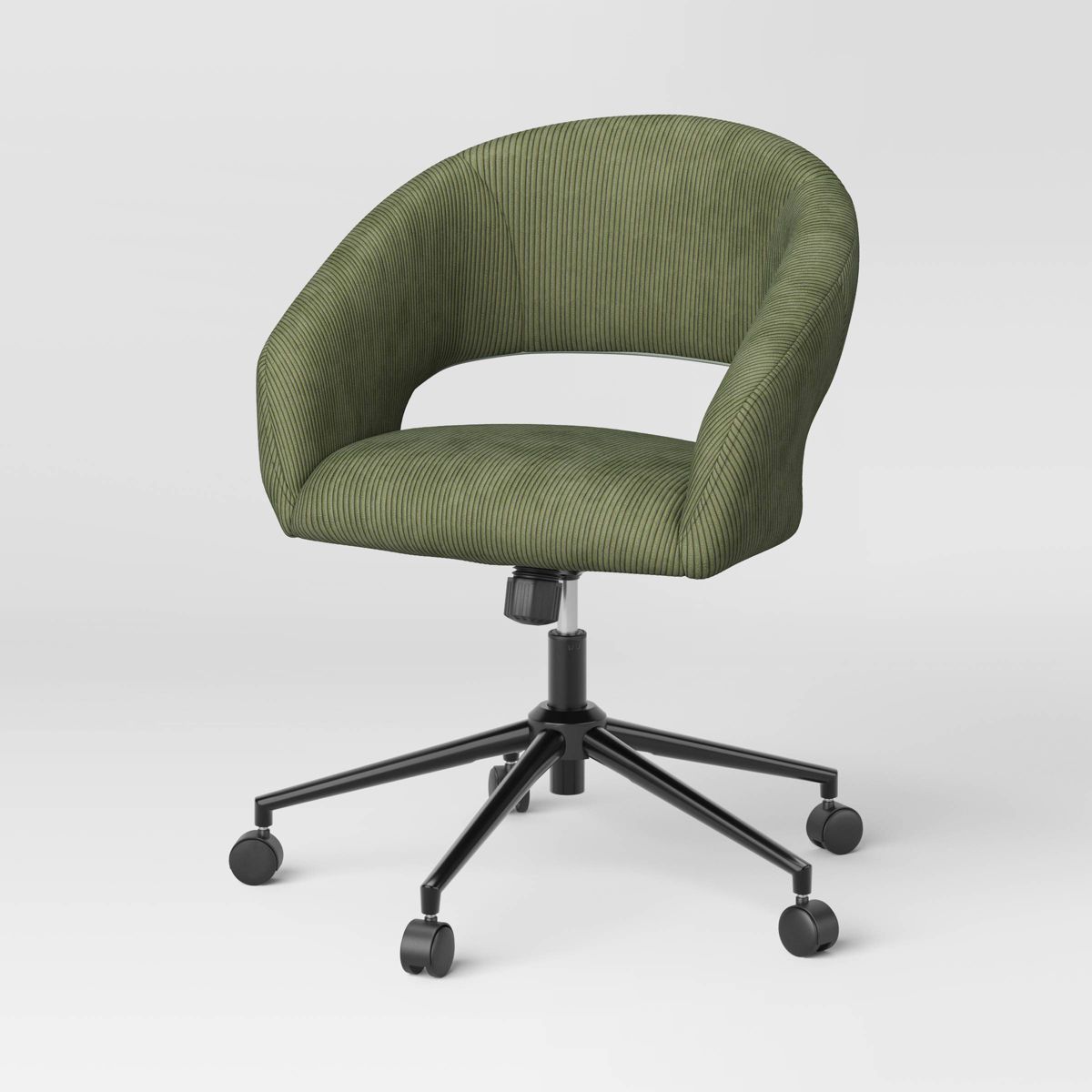 Rolling Swivel Barrel Back Office Chair Green - Room Essentials