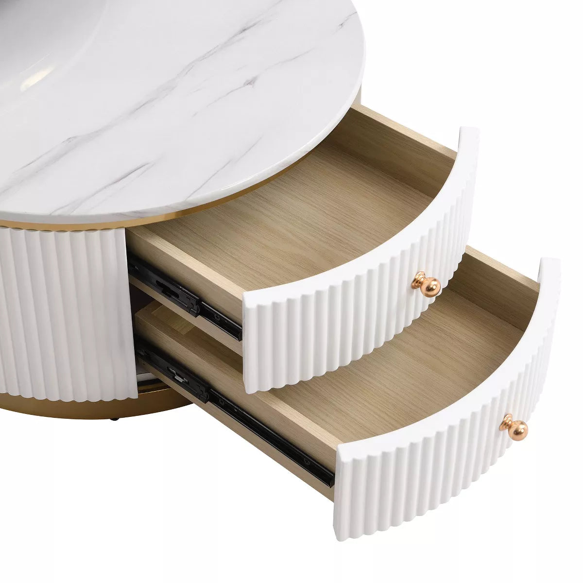 Coffee Table with 2 Drawers