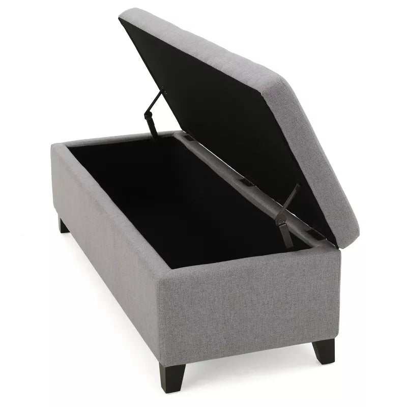 Gable Storage Ottoman