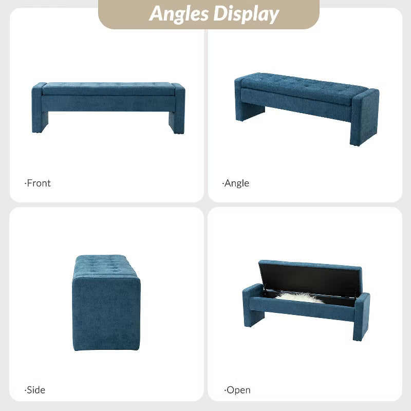 Jaime 55.1 Wide Storage Bench|