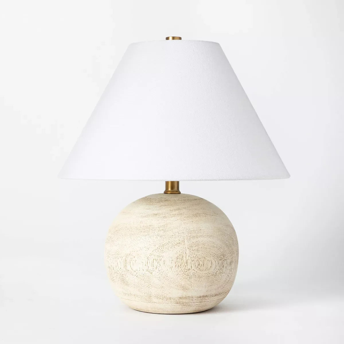 Faux Wood Table Lamp