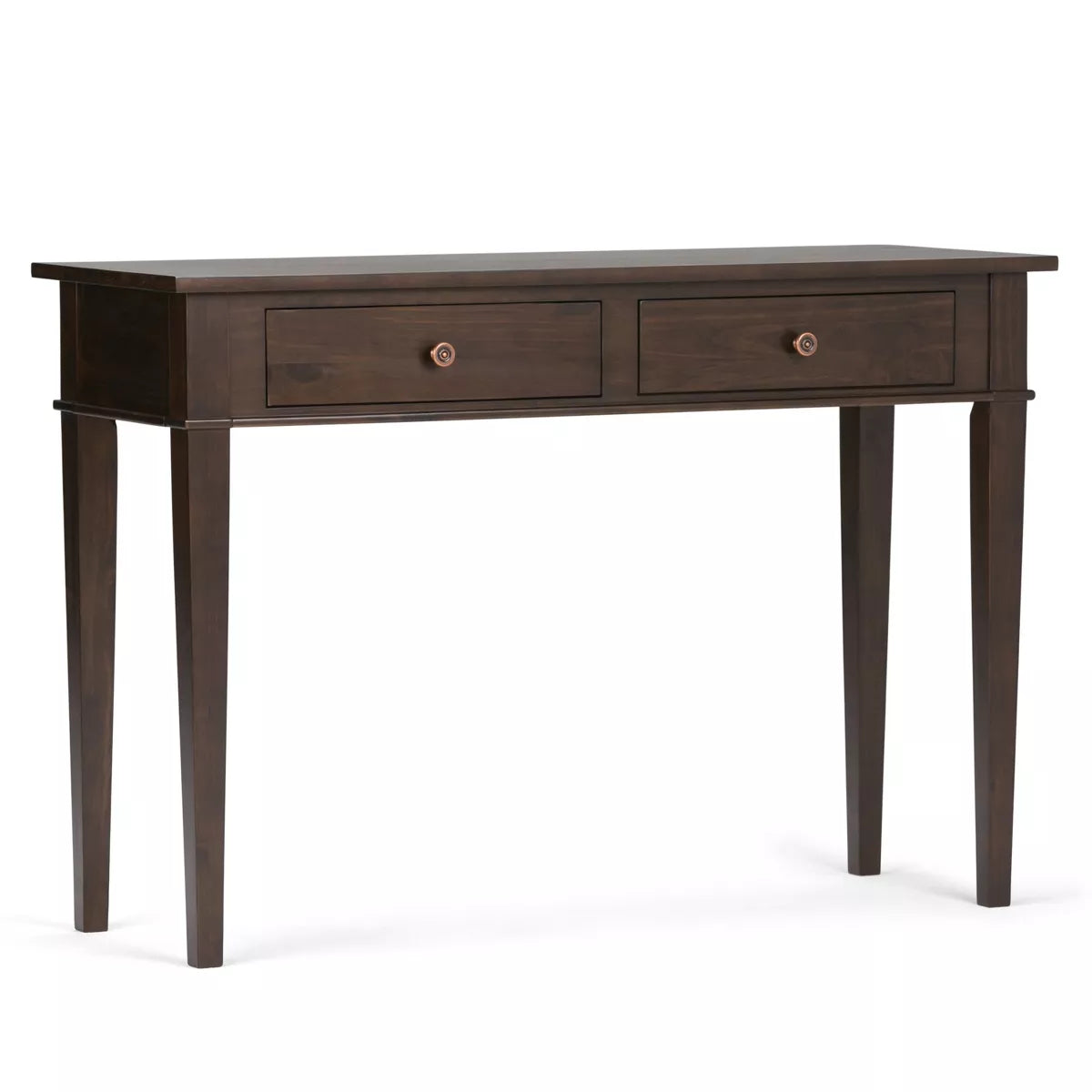 Wood Console Table with Storage