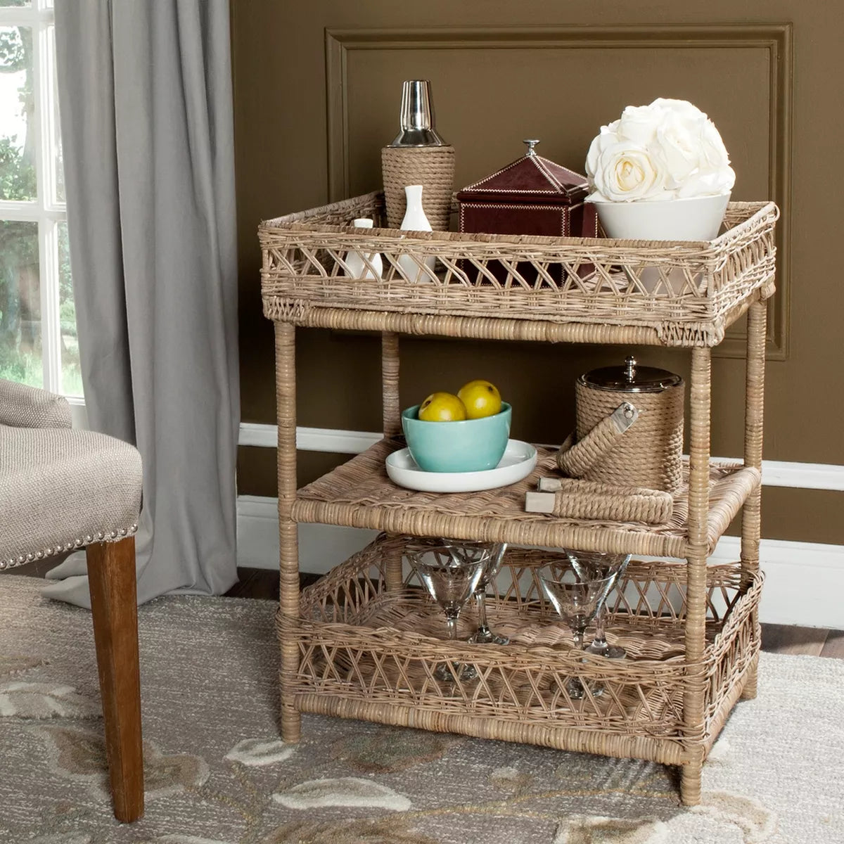 Tier Rack Accent Table