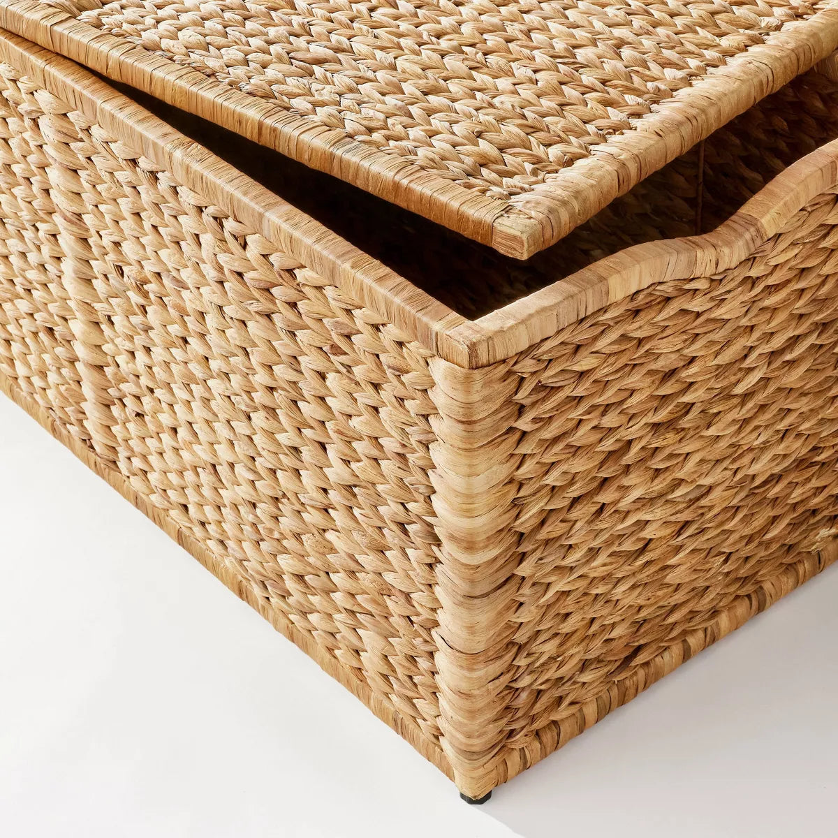 Natural Woven Storage Bench