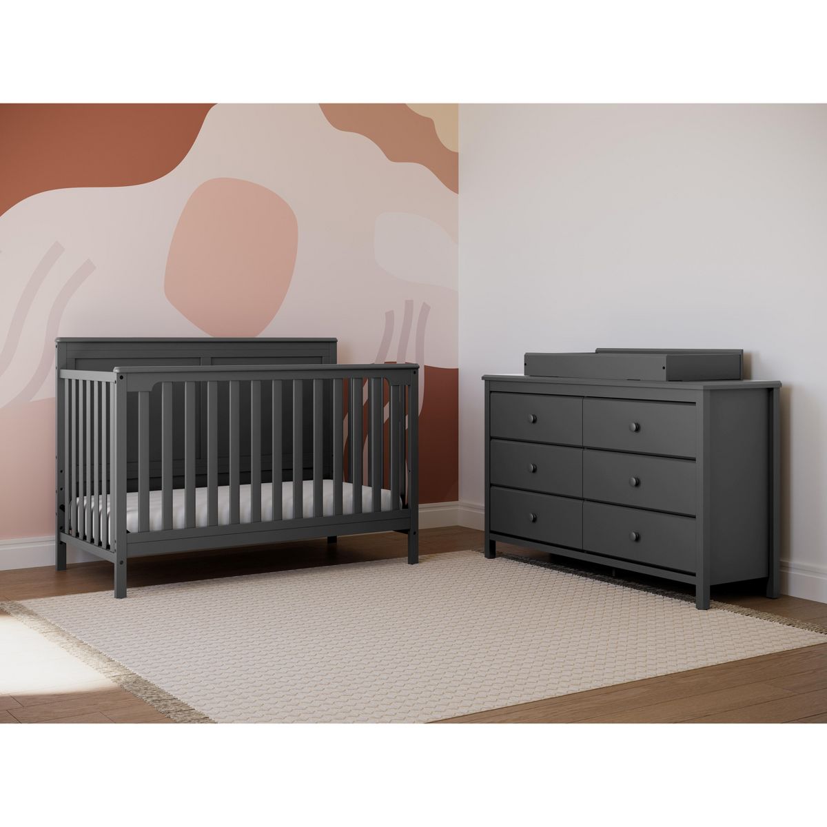Storkcraft Alpine 6-Drawer Dresser Gray - Storkcraft