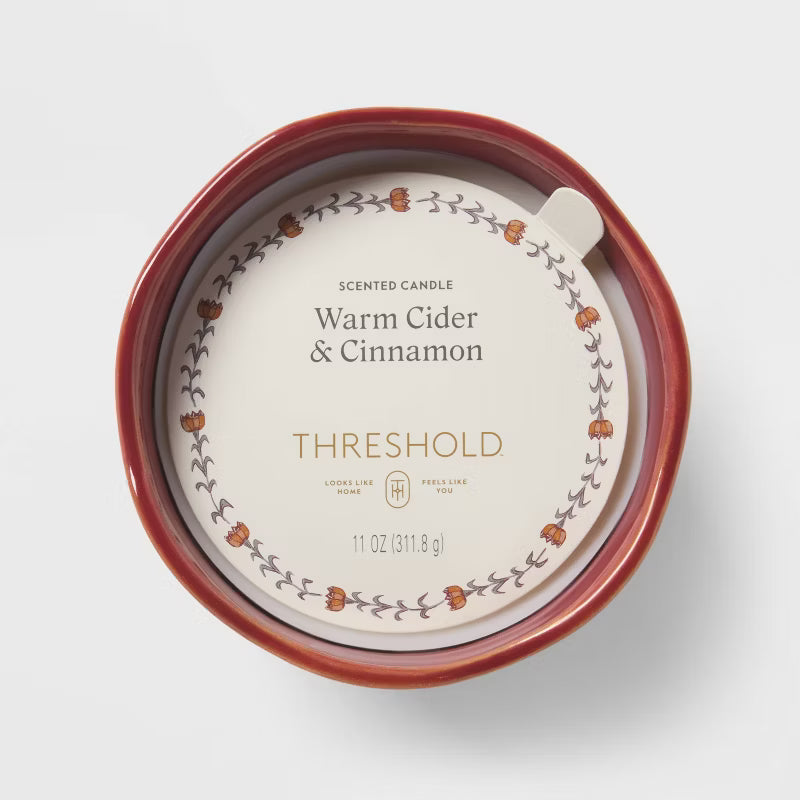 Ceramic Jar Candle Warm Cider & Cinnamon