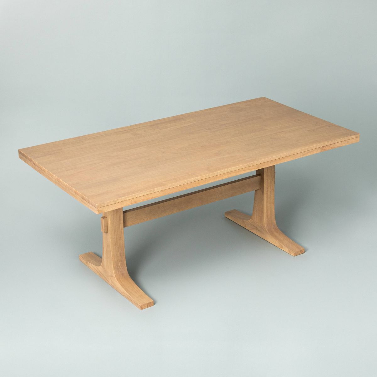 Pedestal Wood Dining Table - Natural - Hearth & Hand™