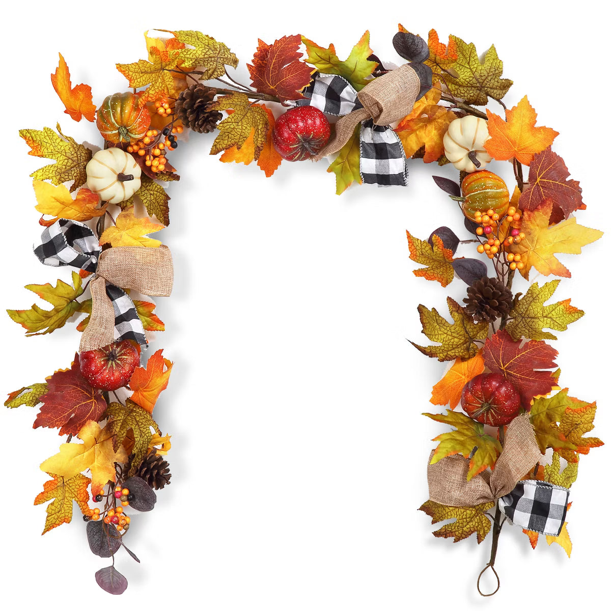6 Ft Thanksgiving Fall Garland Decor