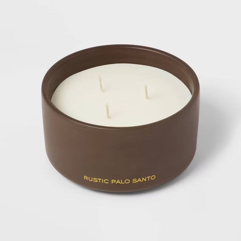 Rustic Palo Santo  Black Label Jar Candle