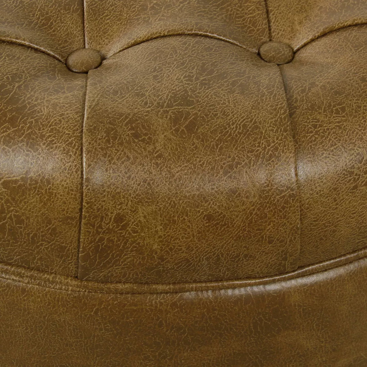 Faux Leather Distressed Brown