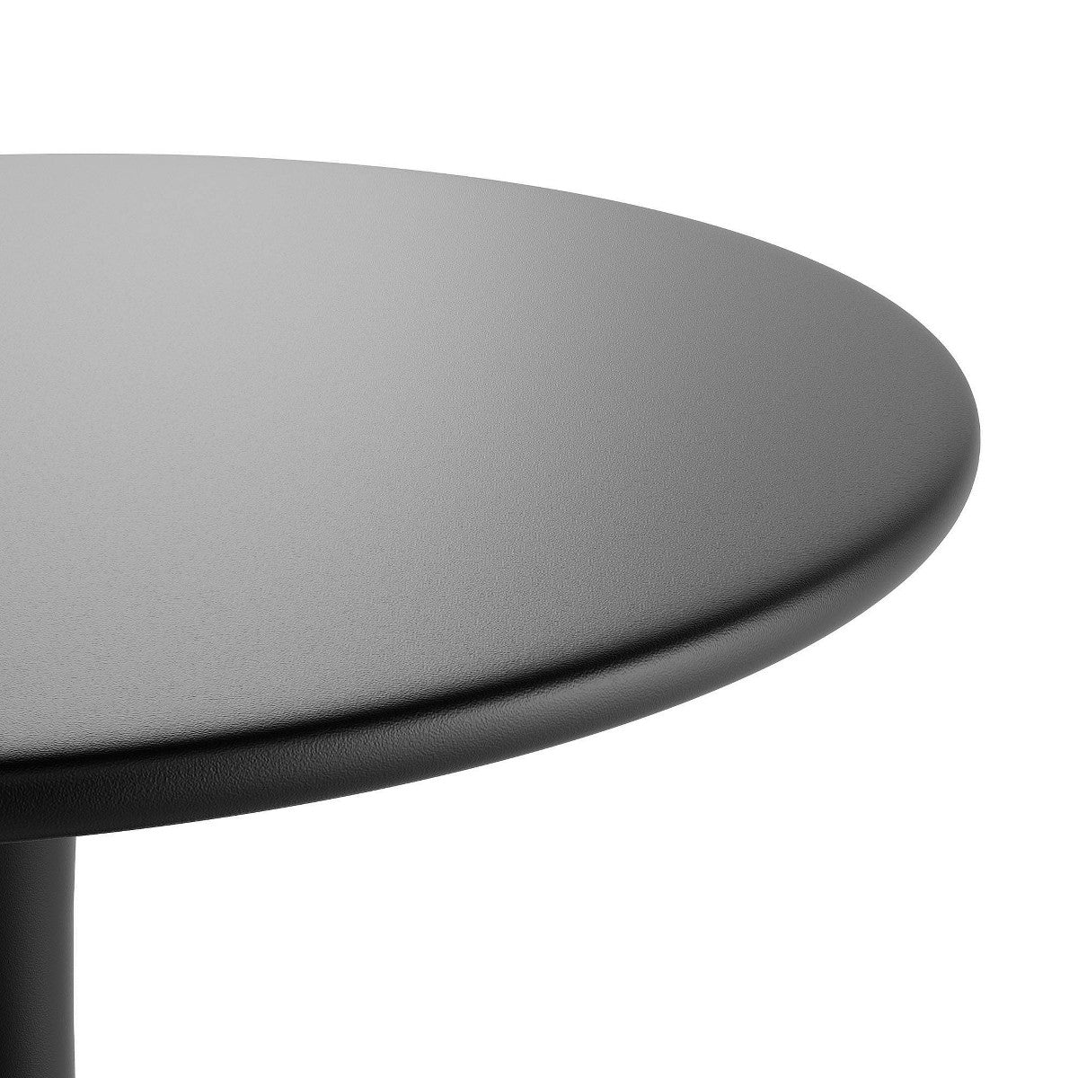 Kurv Round Bistro Dining Table Black