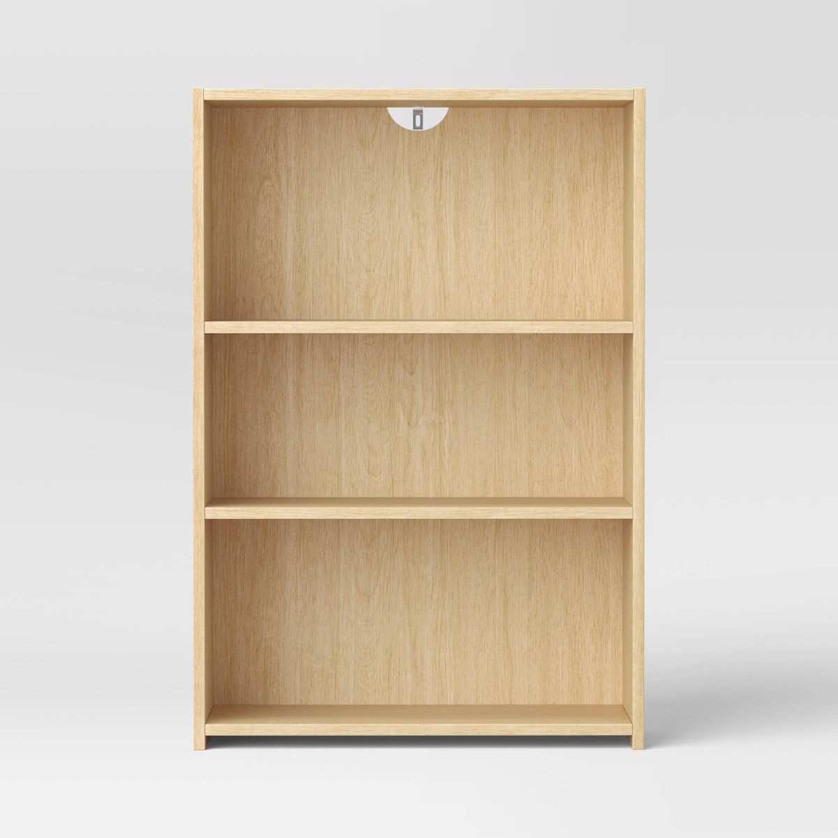 3 Shelf Dorm Bookcase Natural Wood - Room Essentials