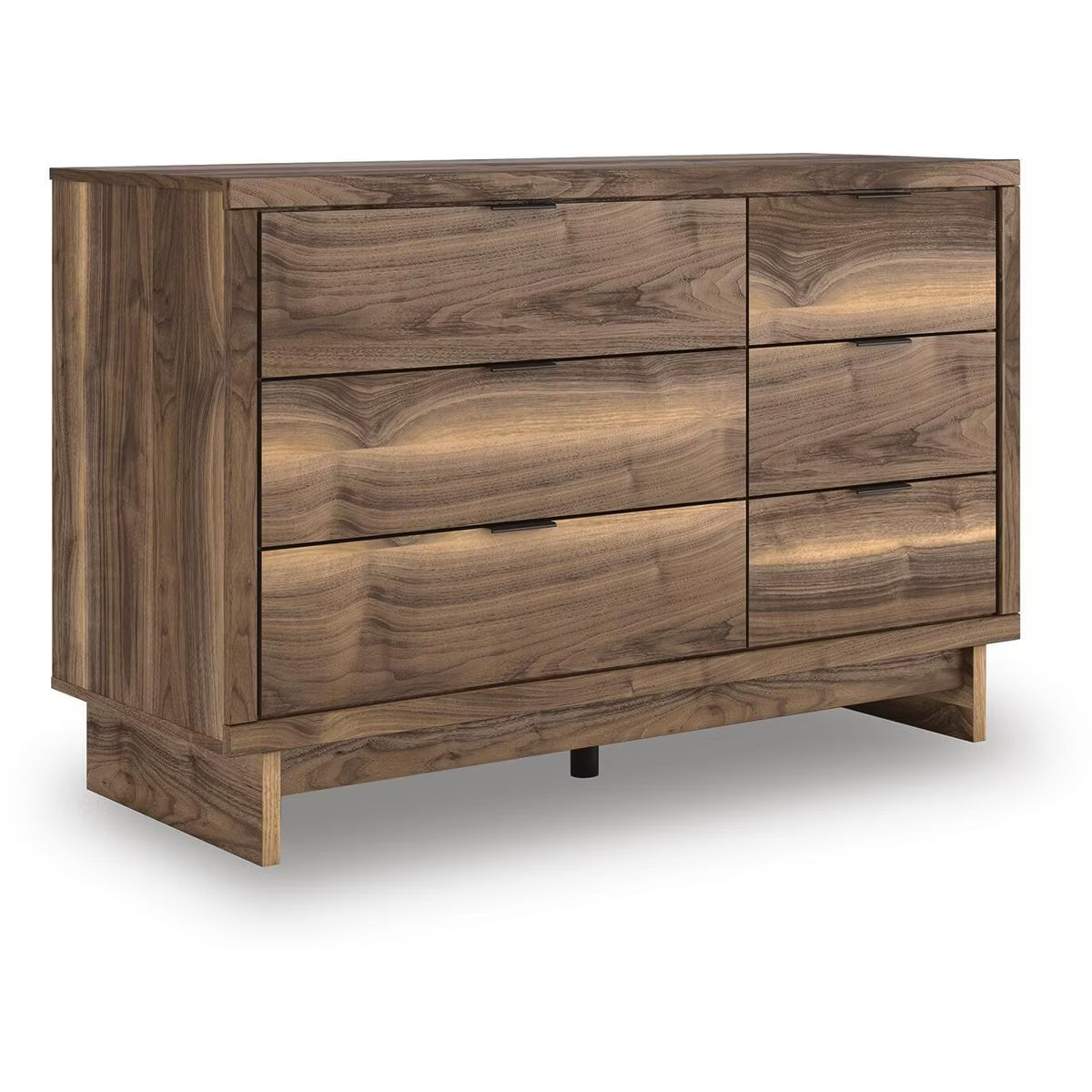 Darcalli Modern 6-Drawer Dresser - Mid-Century Style Storage Chest