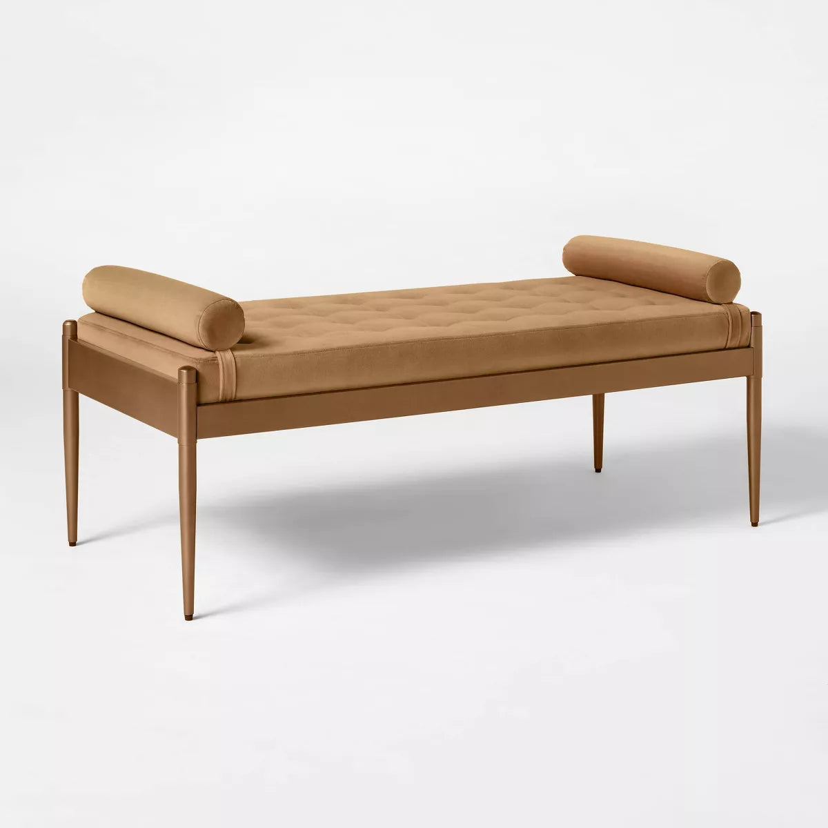 Bolster Tufted Bench