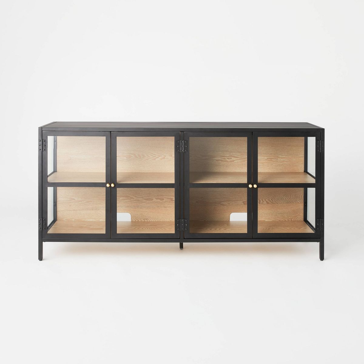 Crystal Cove Glass TV Stand for TVs up to 59