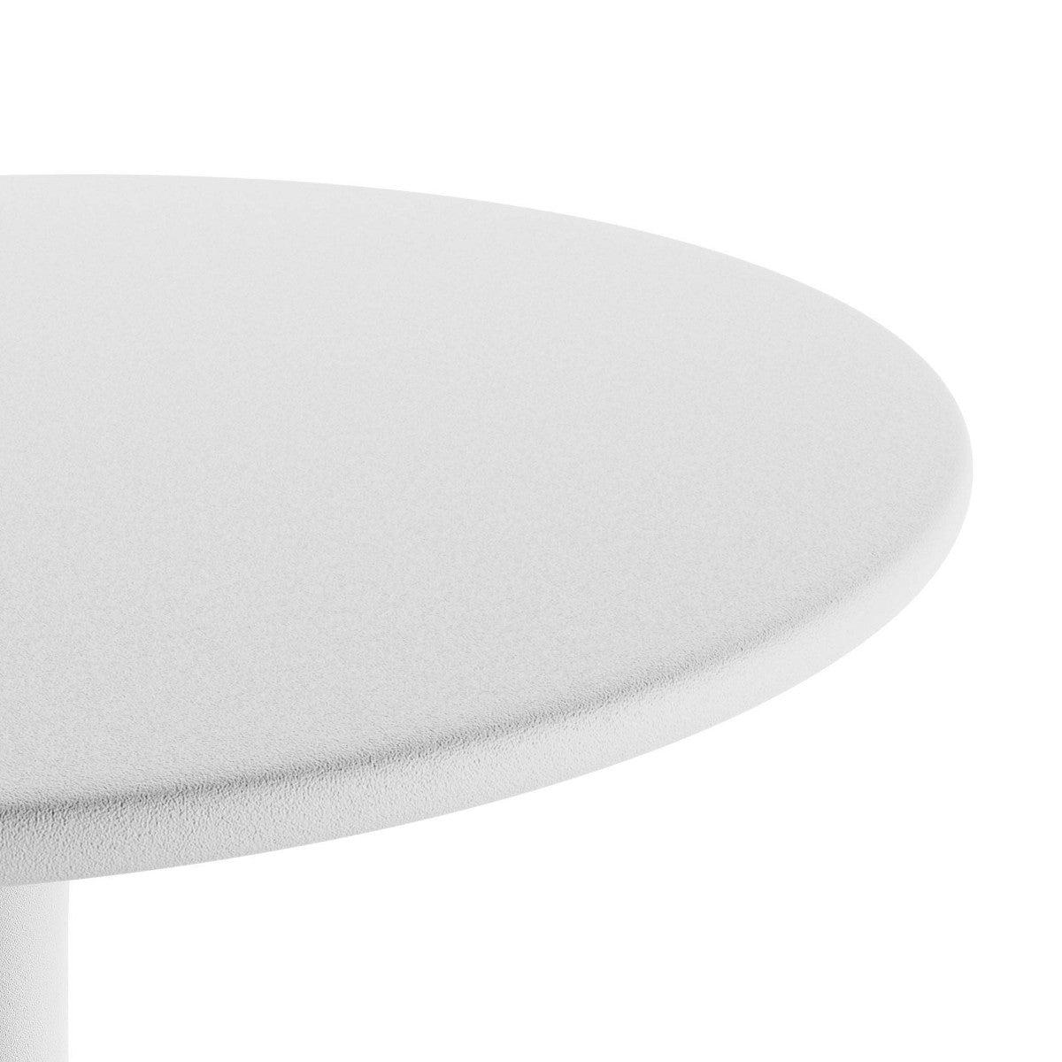 Kurv Round Bistro Dining Table White