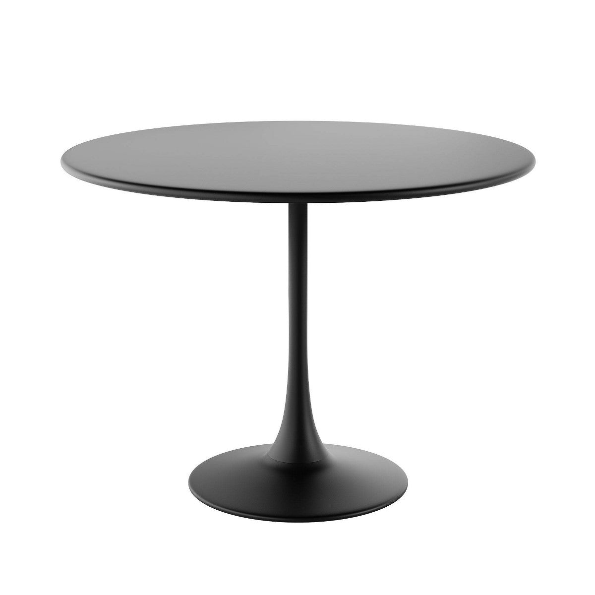 Kurv Round Bistro Dining Table Black