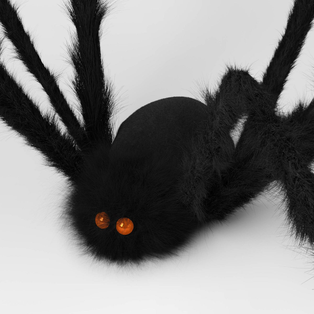 80 Inch XXL Plush Spider Halloween Prop, Black - image 2