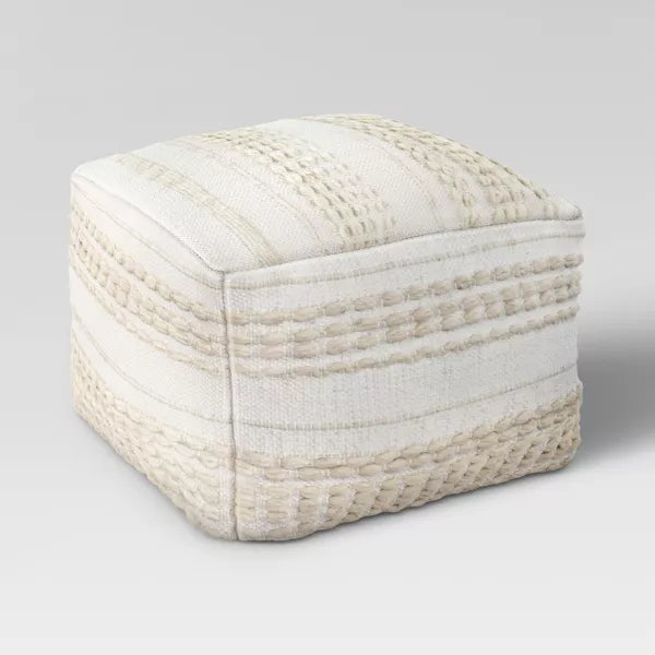 Lory Pouf Textured