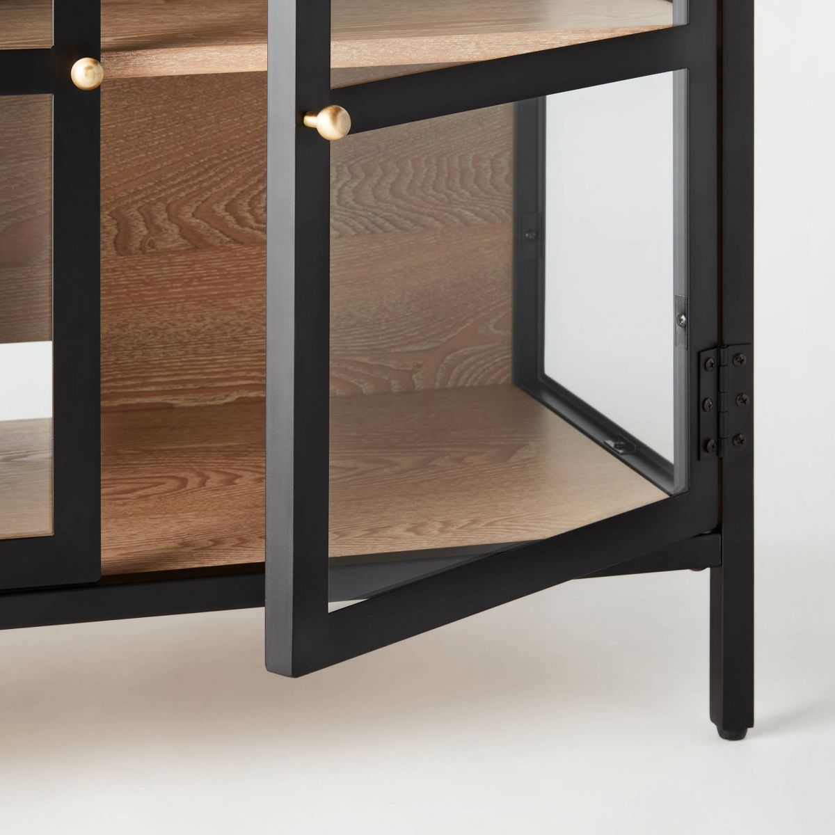 Crystal Cove Glass TV Stand for TVs up to 59