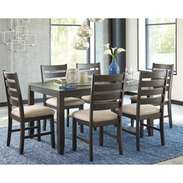 7-Piece, Chairs, Wood Frame