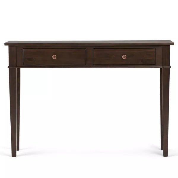 Wood Console Table with Storage