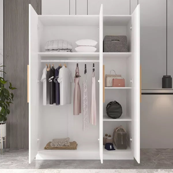 Homsee 3 Door White Armoire