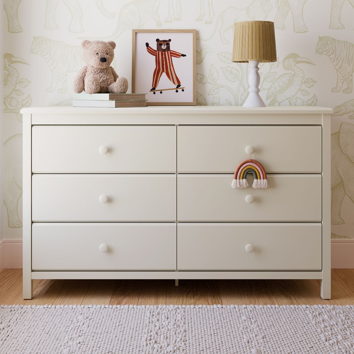 Storkcraft Alpine 6-Drawer Dresser Frosted Oat - Storkcraft