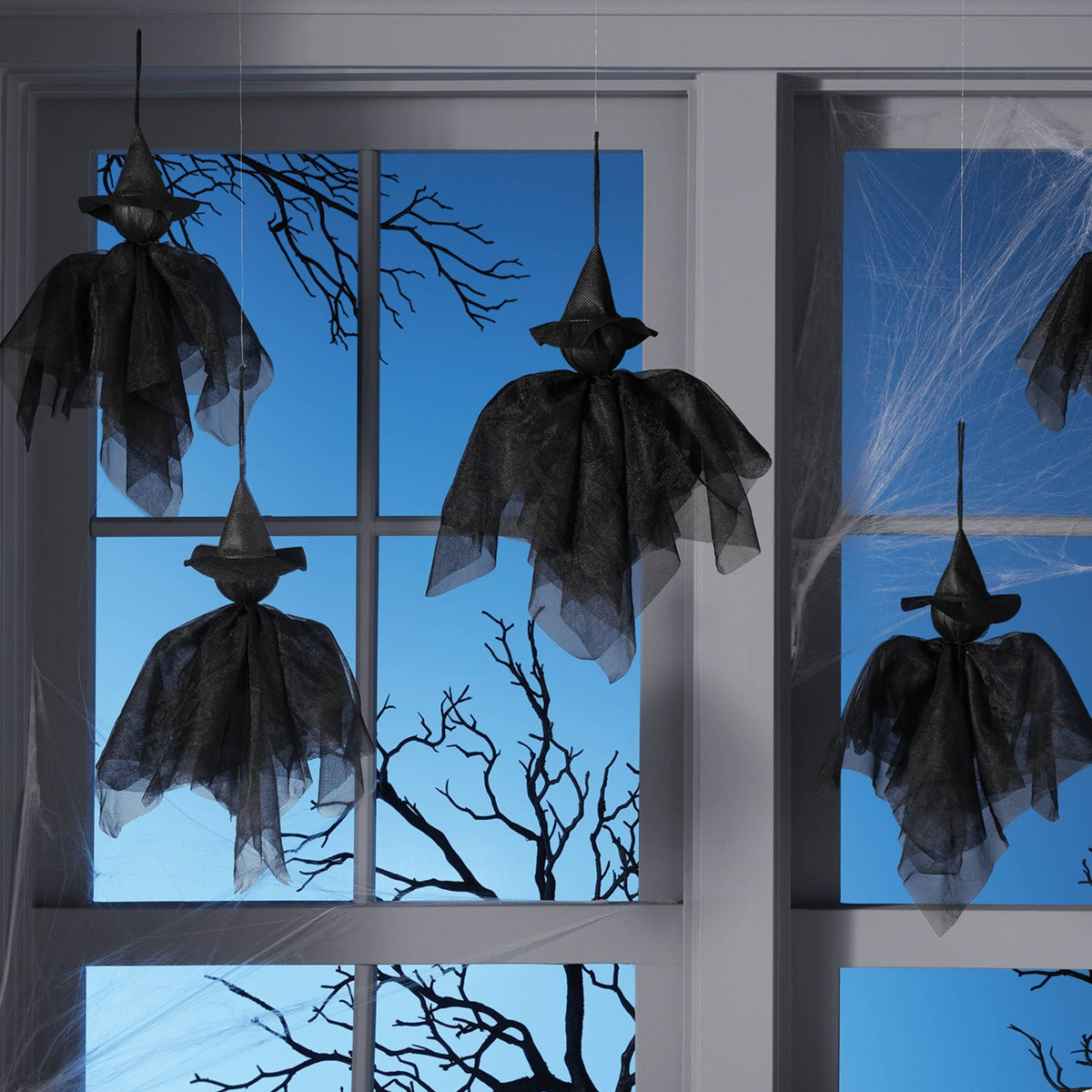 6 Piece Witch Decorative Accent Set, Black - image 2