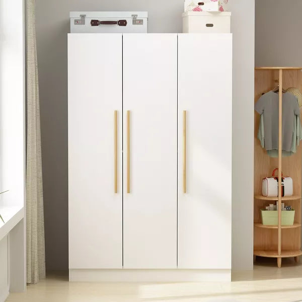 Homsee 3 Door White Armoire