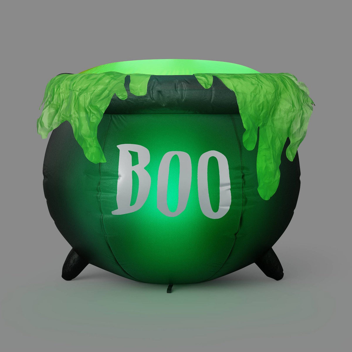 Halloween LED Inflatable BOO Cauldron - Halloween decor