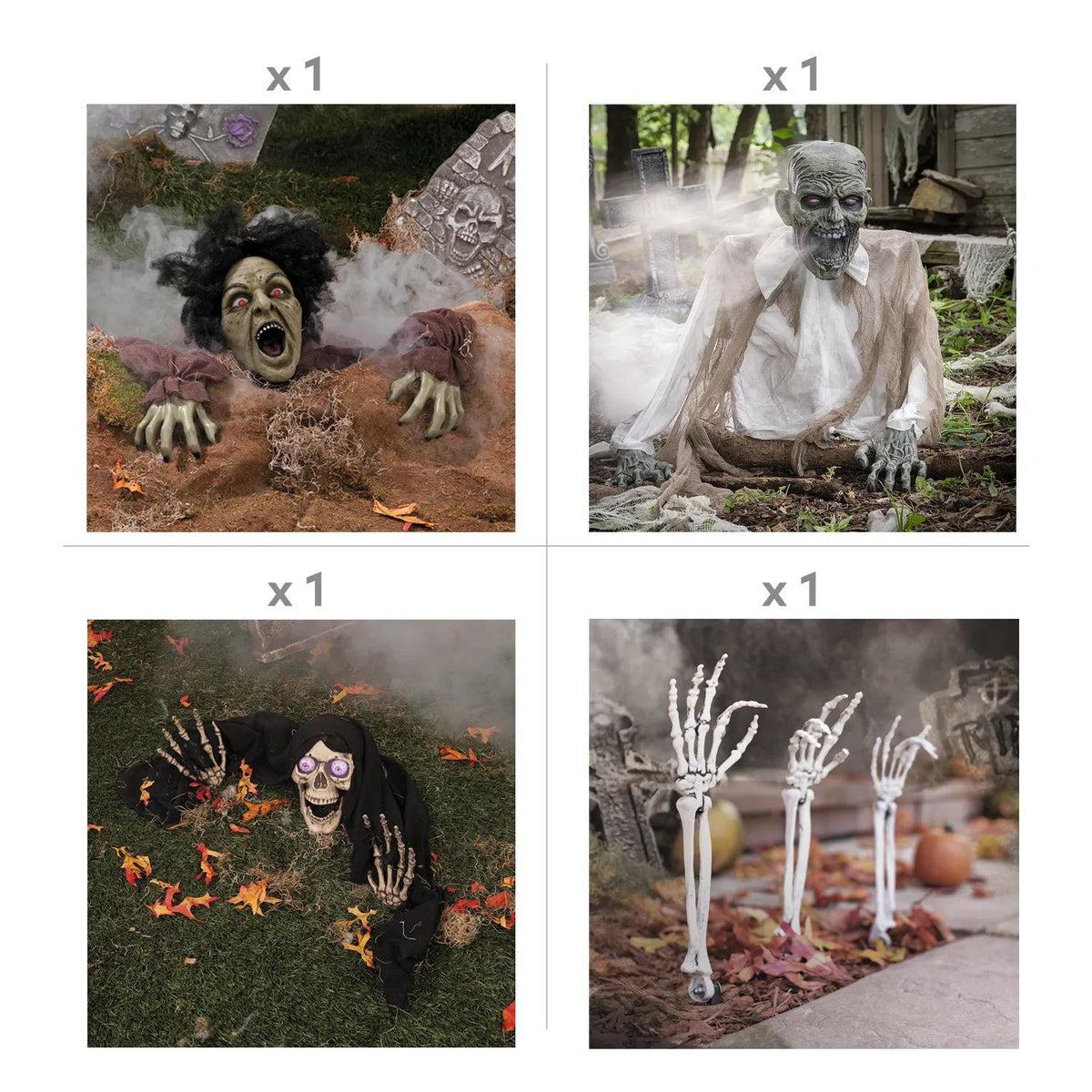 Groundbreaker Halloween Decorating Kit - 6 pc - image 2
