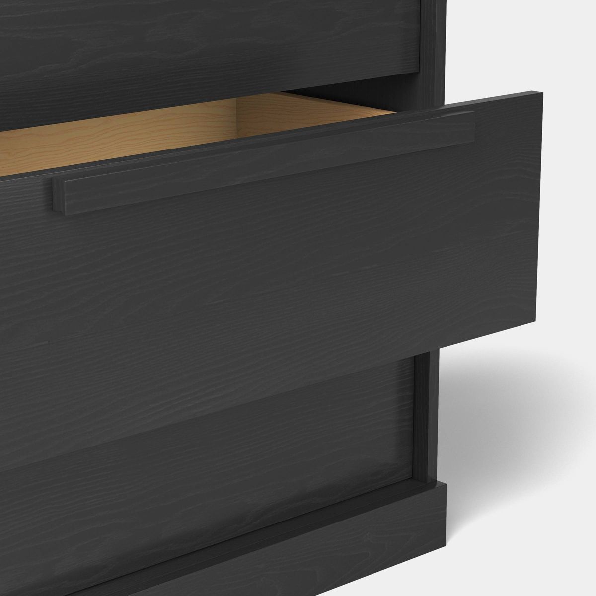 Modern 3 Drawer Dresser Black - Room Essentials
