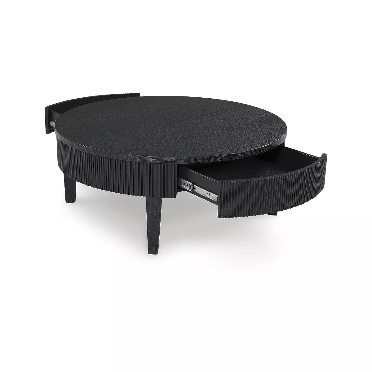 Round Coffee Table with Storage