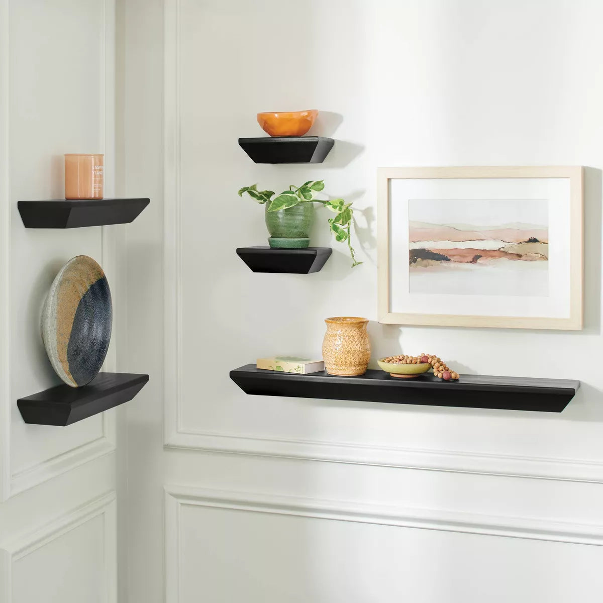 Wedge Shelves Black