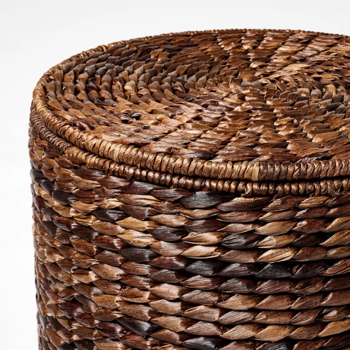 Woven Storage Ottoman