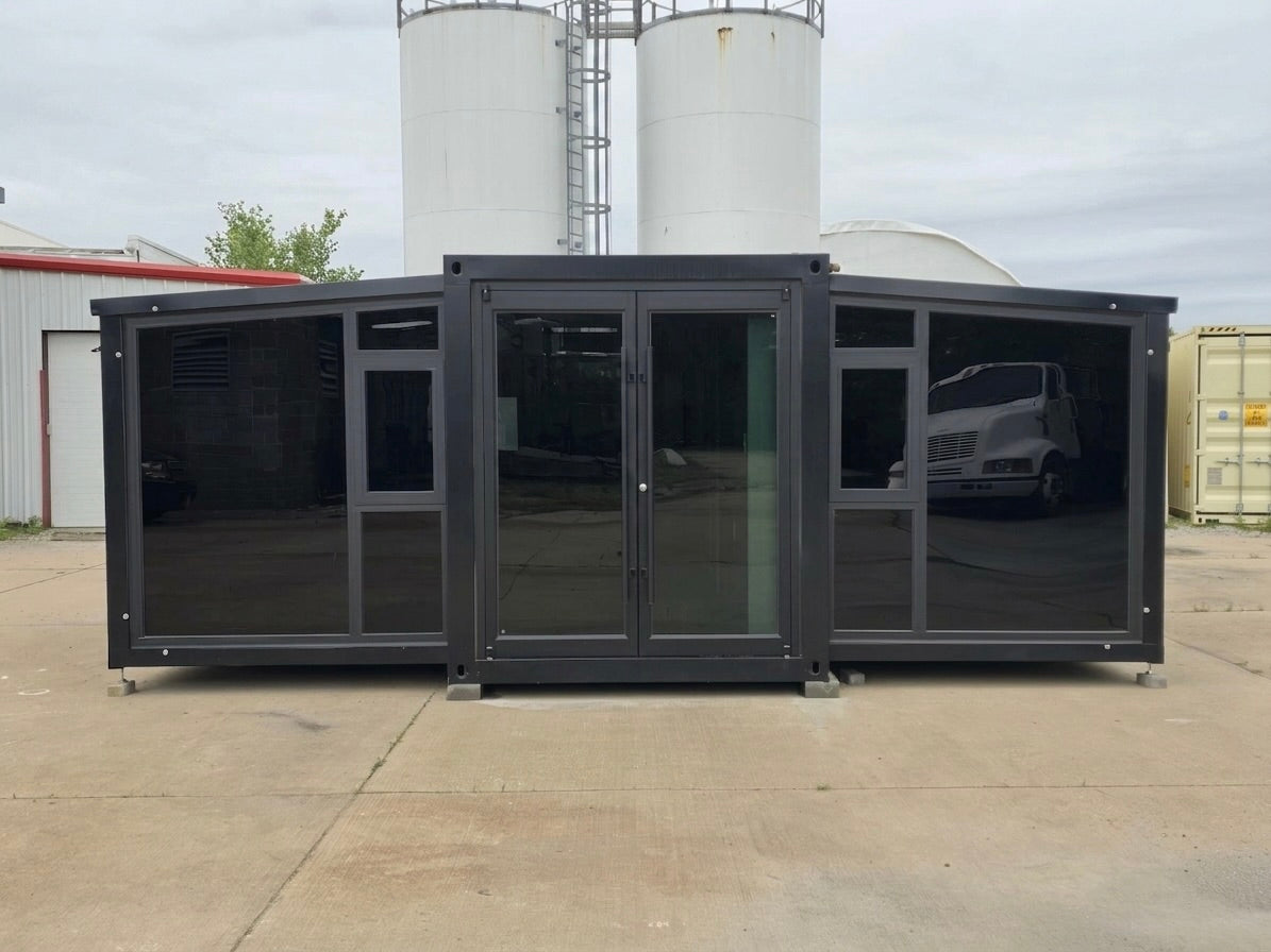 40ft Foldable Expandable Container Home — 2 or 3 Bedroom Modular Tiny Home