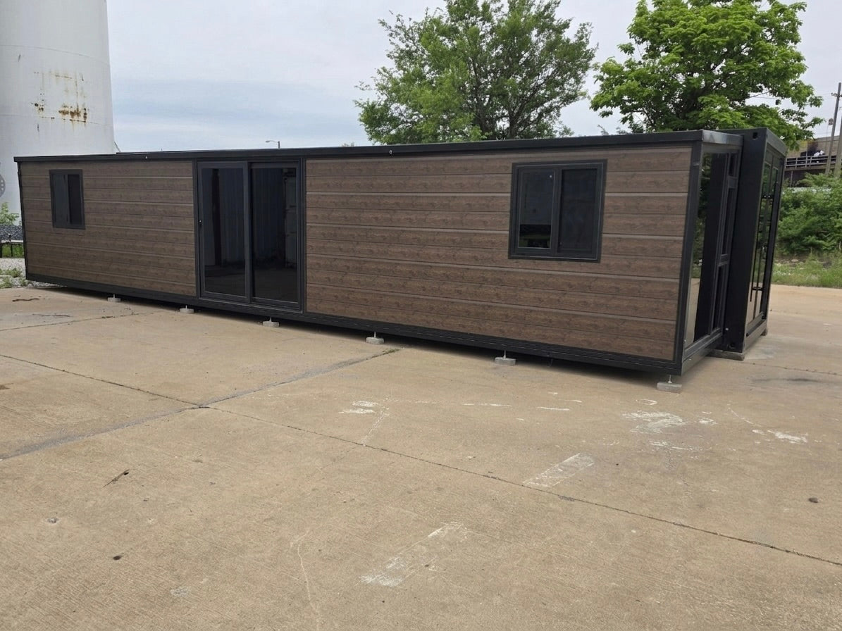 40ft Foldable Expandable Container Home — 2 or 3 Bedroom Modular Tiny Home