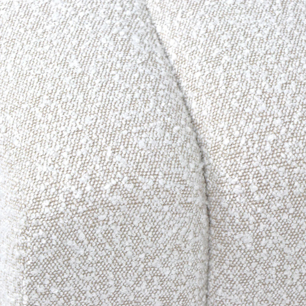 Modern eucalyptus plywood footrest in neutral color White