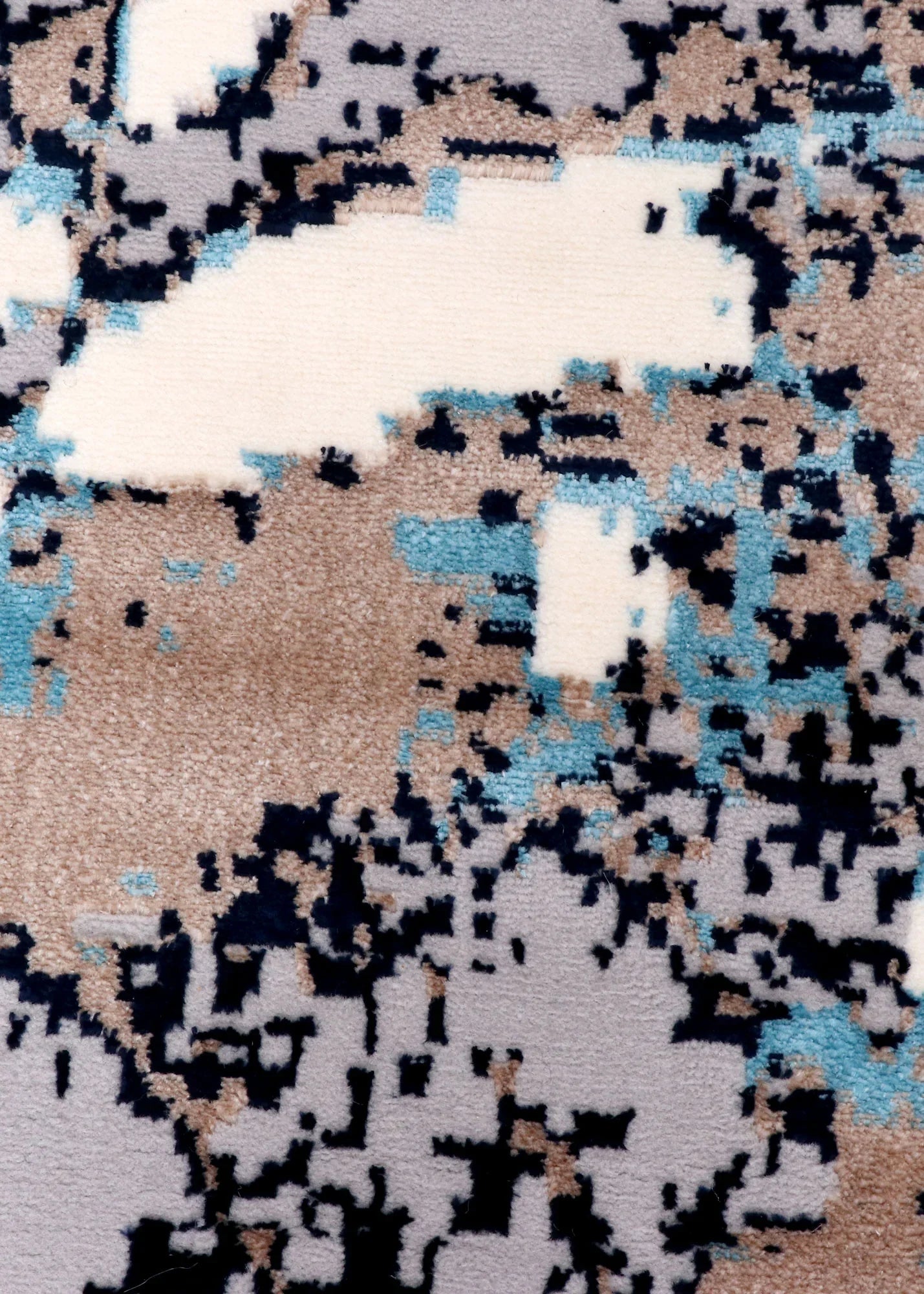 Turkish Earth Tone Abstract Rug – Machine-Made | Jute Backing | Warm Neutrals