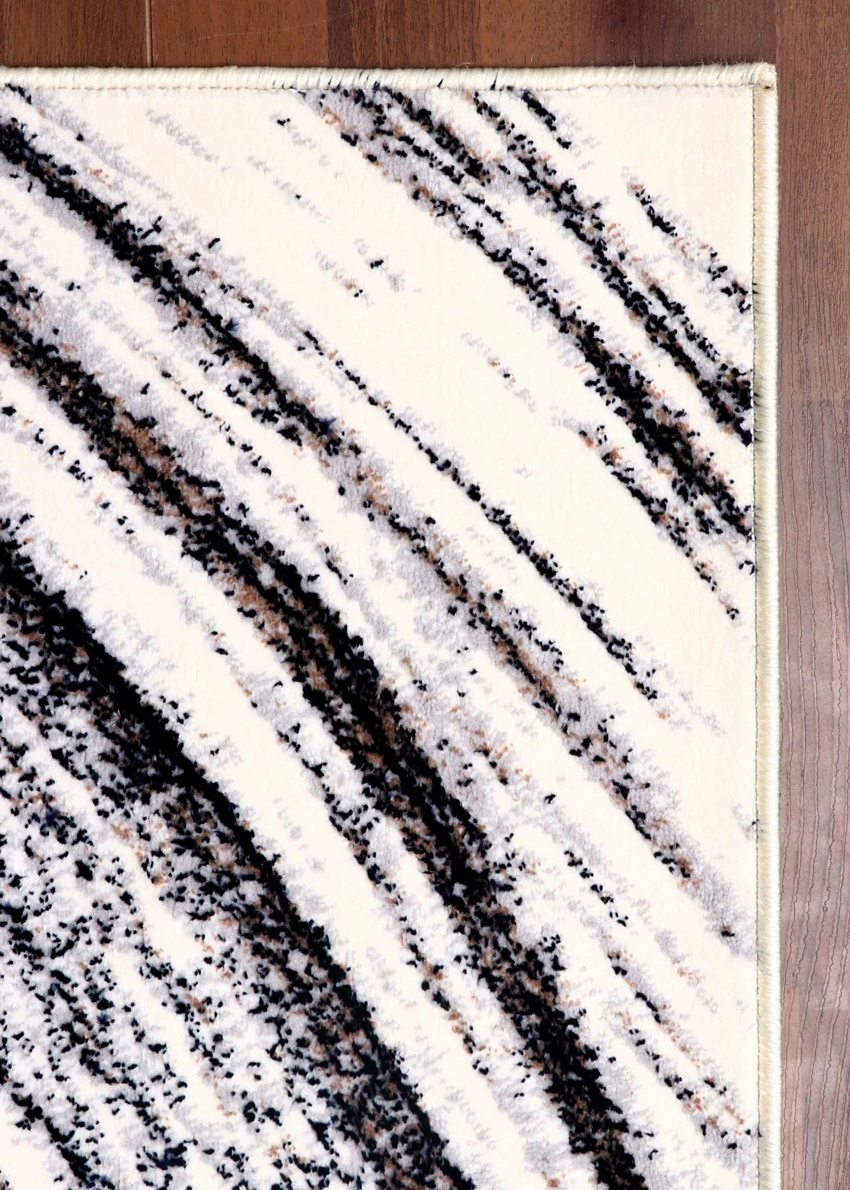 Turkish Abstract Marble Rug – Machine-Made | Jute Backing | Grey & Beige