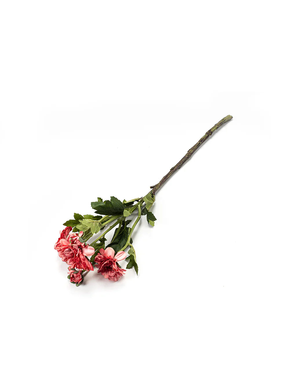 “Autumn Ember – realistic artificial flower in burnt orange and crimson hues, ideal for cozy fall decor and seasonal centerpieces
