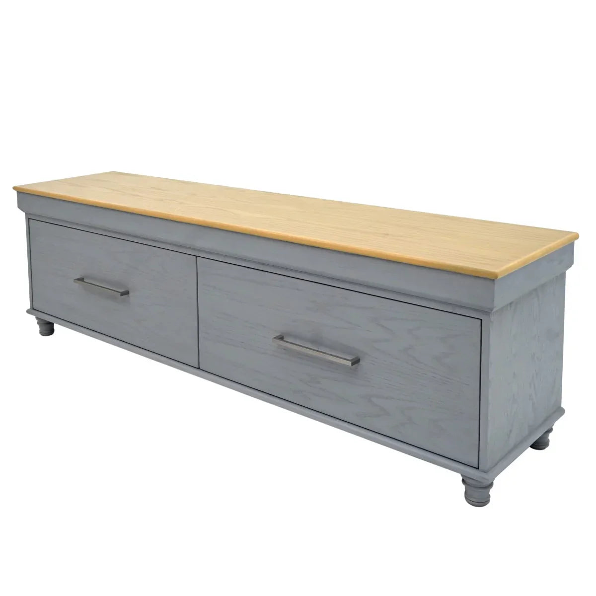 Patrick N TV Unit blue Oak veneer