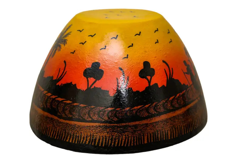 Unique Handpainted Camel Skin Lamp