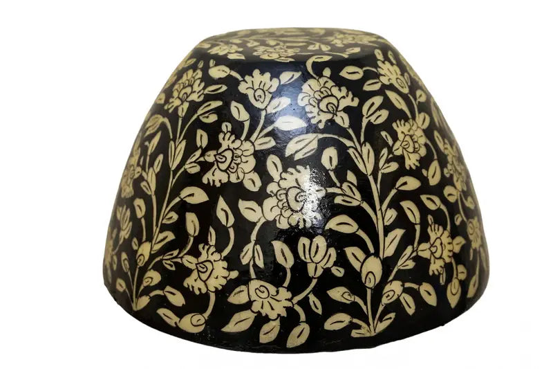 Florescent camel skin lamp handcrafted and handpainted