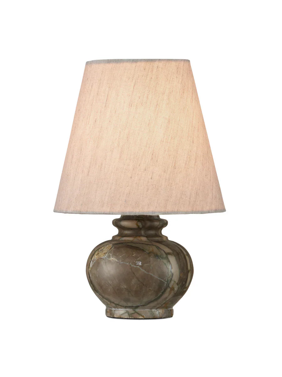 Piccolo Pistachio Mini Table Lamp – Natural Green Marble Elegance