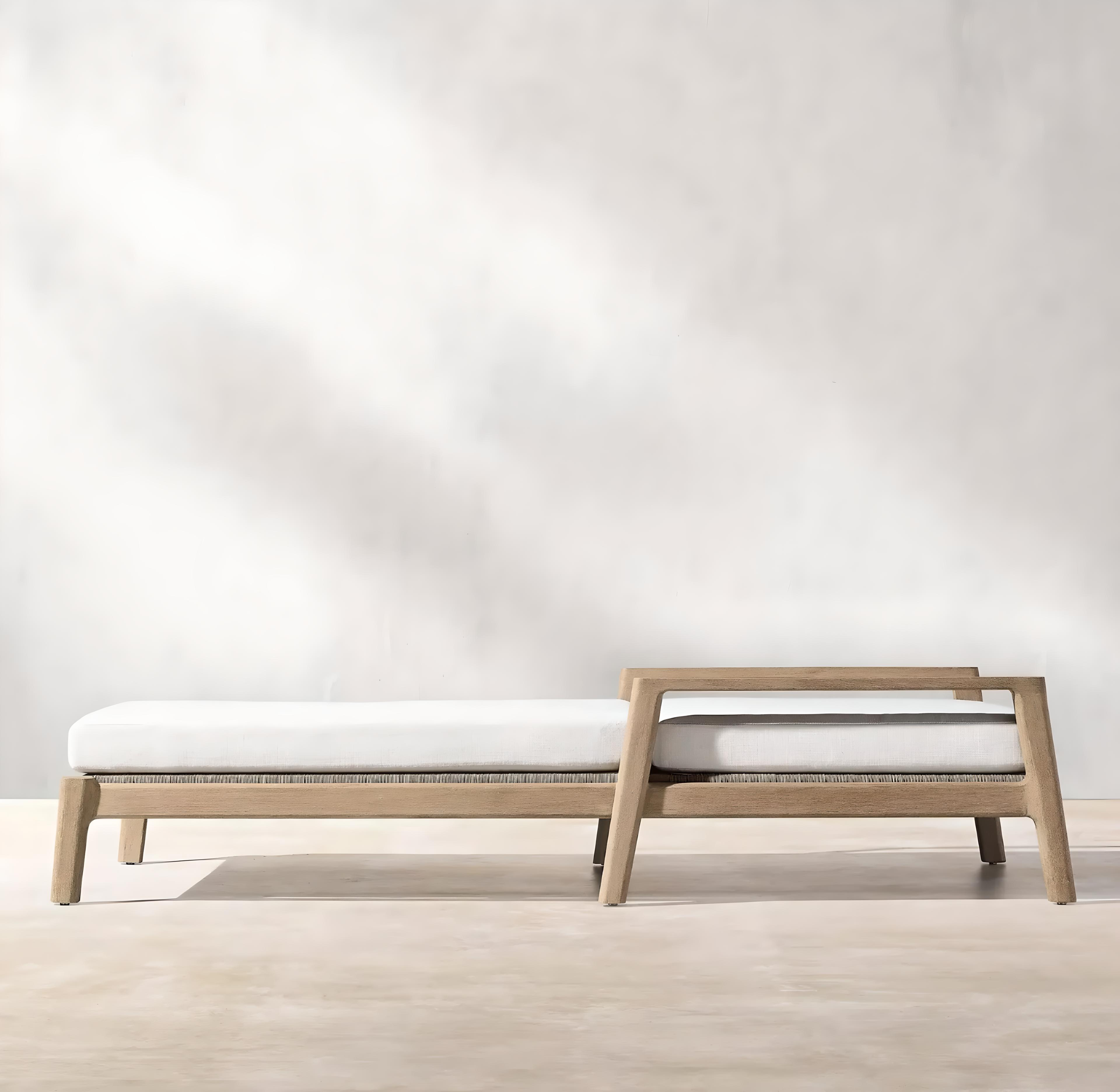 Wooden Sun Lounger