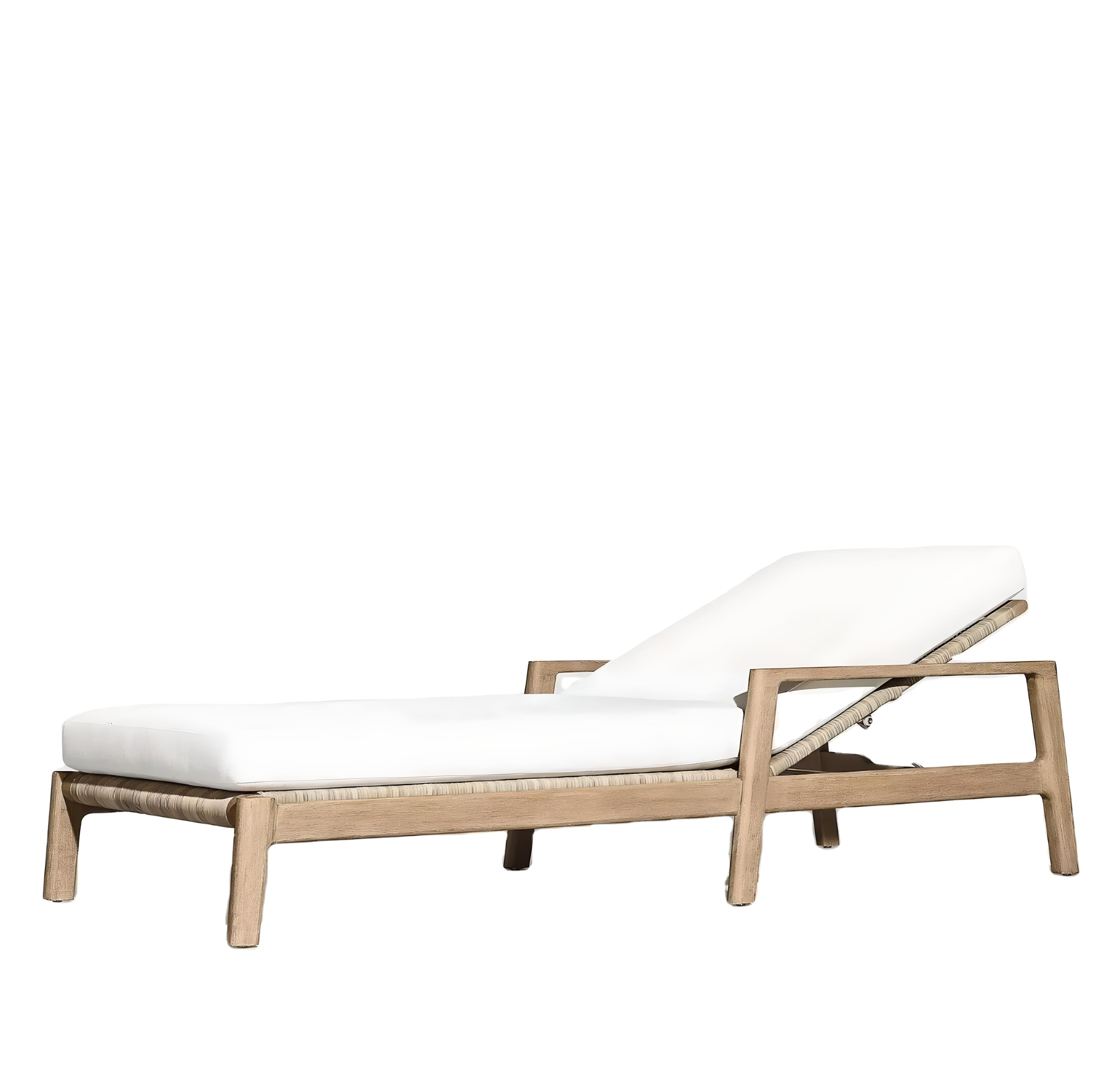 Wooden Sun Lounger