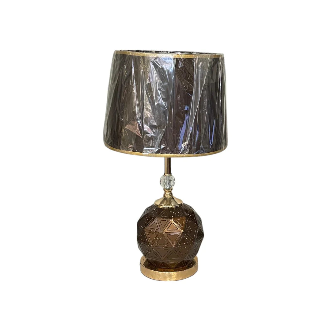 The Amara Ripple Brass Lamp