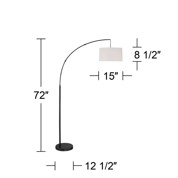 Cora Modern Arc Floor Lamp